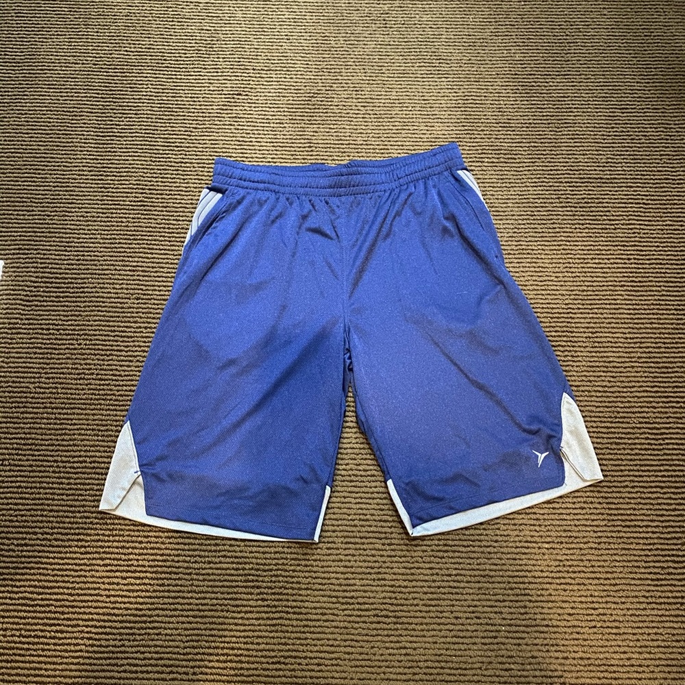 Men’s 12” Navy Blue Workout Shorts